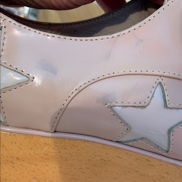 Stella McCarthy Stylish Beige Star Lace-Up Women's Shoes - Picture 8 of 8